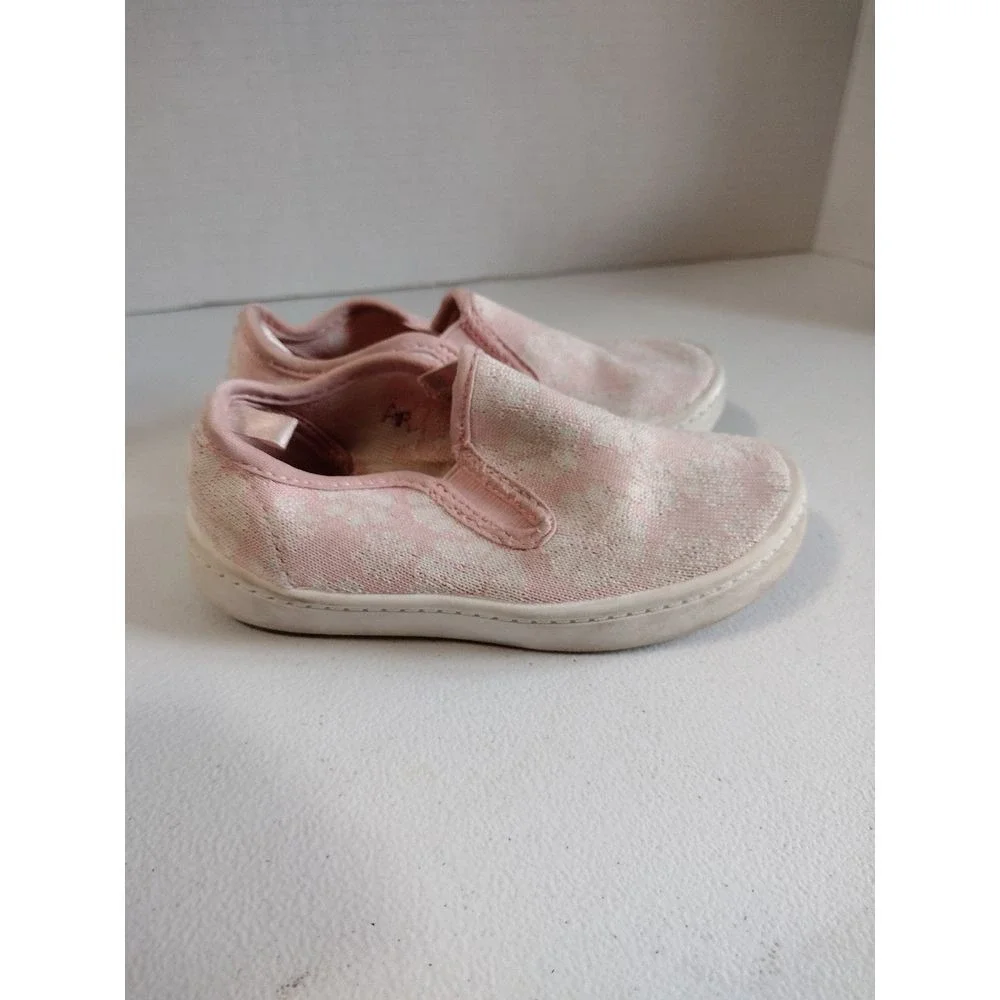 Carters Nettie Toddler Girls Pink Floral Slip On Sneakers Size‎ 10M